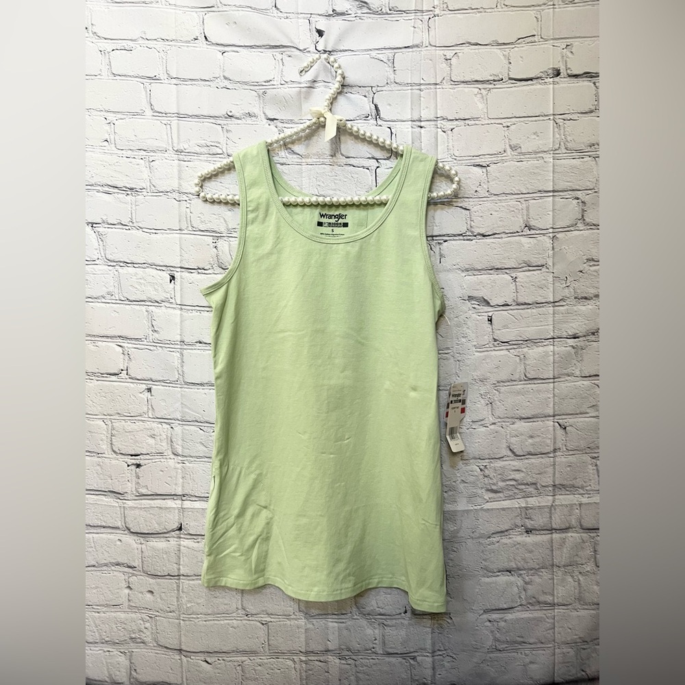 NWT WRANGLER GREEN TANK TOP SIZE S